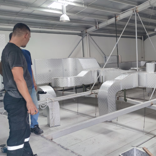 Pengerjaan proyek HVAC PT Chandra JLP