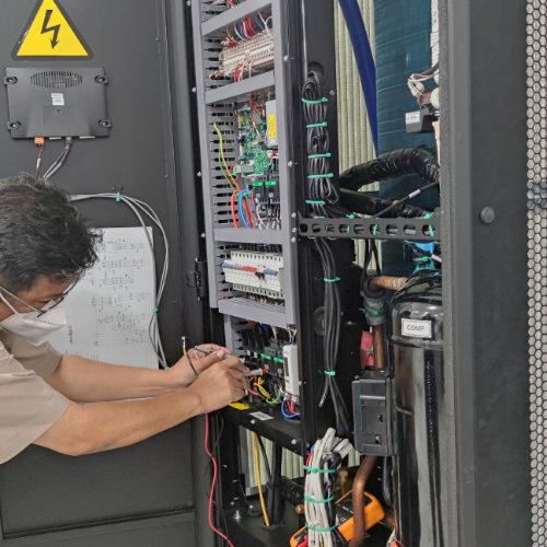 Pengerjaan proyek HVAC PT Chandra JLP