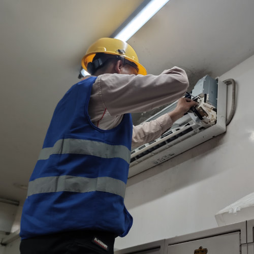 Pengerjaan proyek HVAC PT Chandra JLP